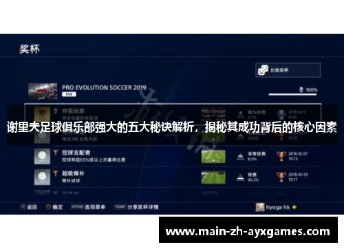 谢里夫足球俱乐部强大的五大秘诀解析，揭秘其成功背后的核心因素